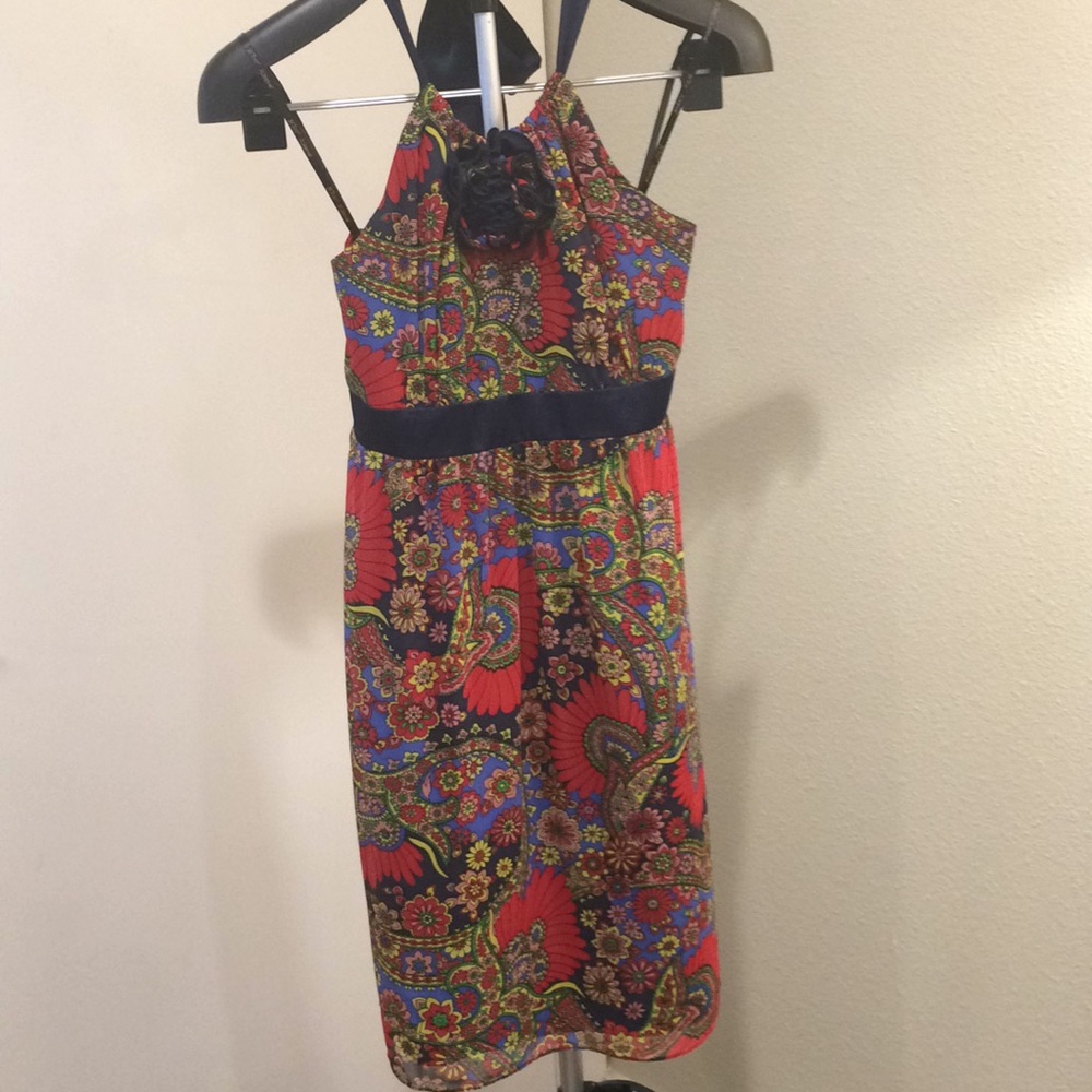 Betsey Johnson Paisley Halter Dress